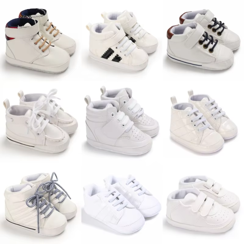 Chaussures de baptême pour bébés garçons de 0 à 18 mois