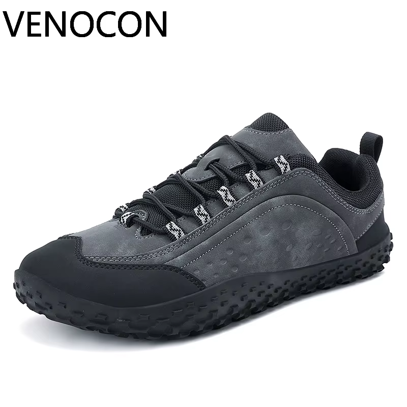 VENOCON minimaliste pieds nus sensation de sol Style élégant boîte à bout large moins de pile hauteur marche randonnée Trail chaussure chaussures baskets