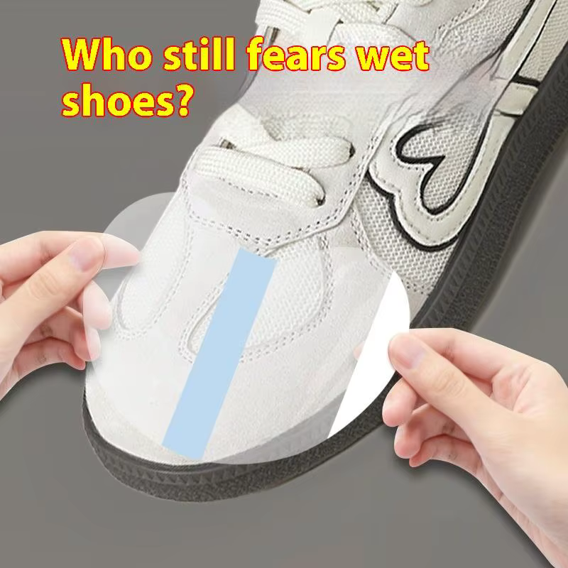 30/90 pièces chaussures orteil pluie autocollants Films clairs tête de chaussure élimination des taches résistant à