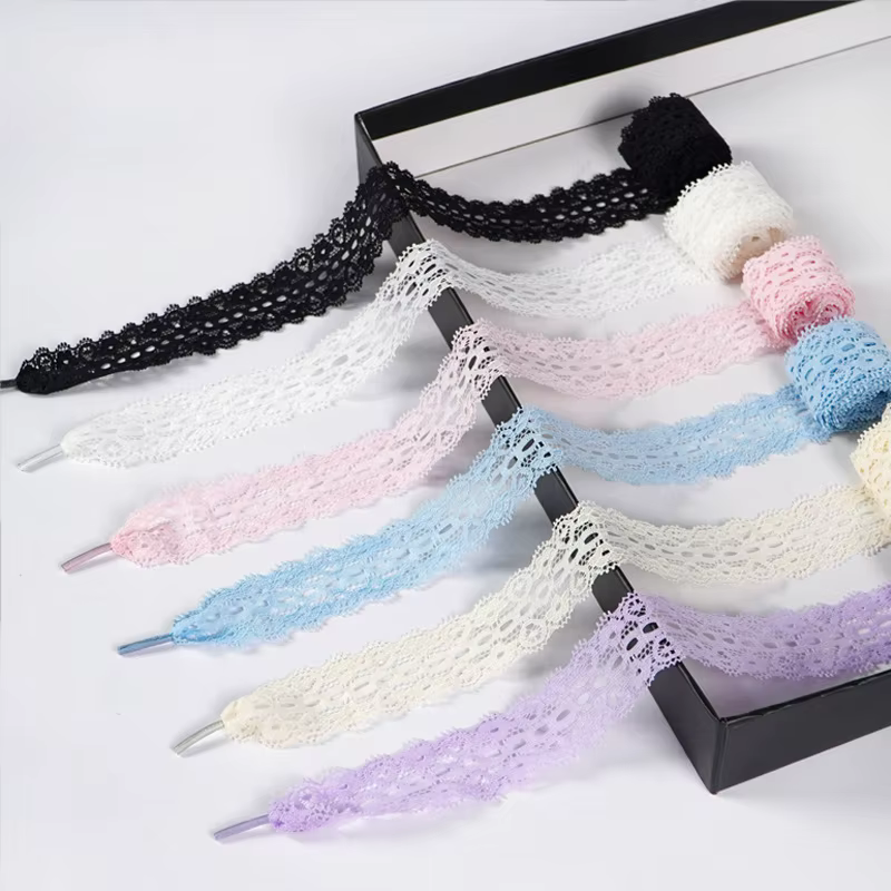 Lacets en soie t-bar pour bricolage