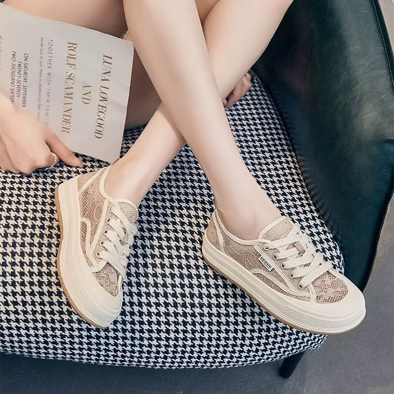 Chaussures de tennis en toile pour femmes