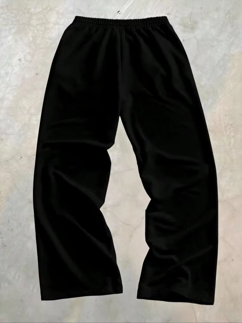 Pantalon décontracté imprimé style sombre pour homme, joggers amples streetwear, pantalon de sport tendance hip-hop, pantalon long pour homme