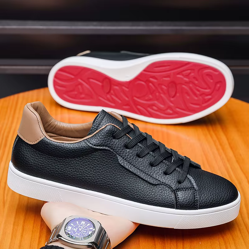 Chaussures de Skateboard en cuir pour hommes