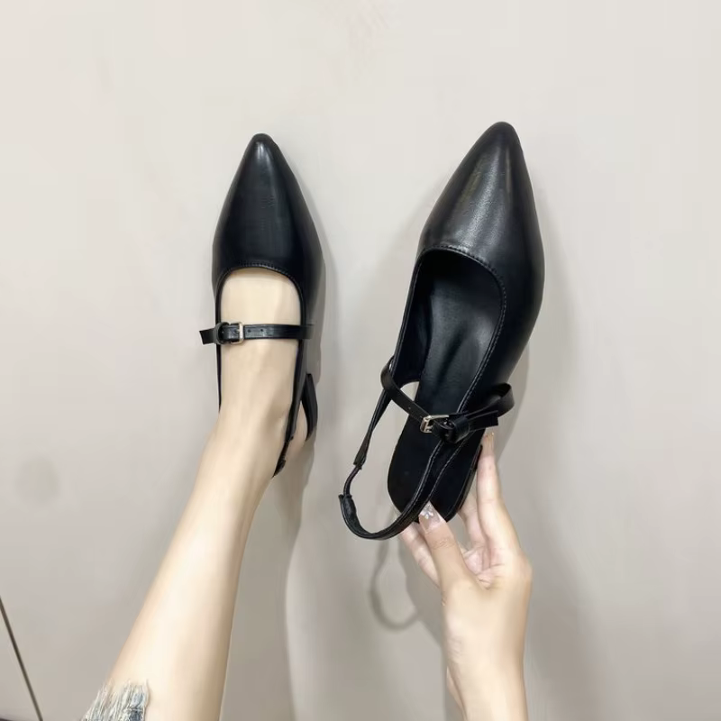 2025 offre spéciale chaussures femme bout fermé sandales pour femmes robe quotidienne