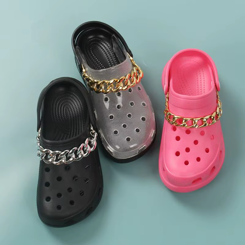 Chaînes de décoration de chaussures détachables pour réutiliser les baskets