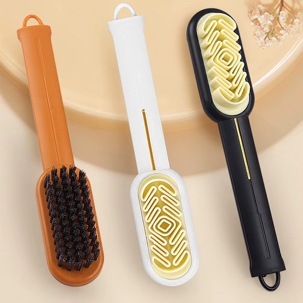 Brosse de nettoyage en daim à manche Long à 2 côtés