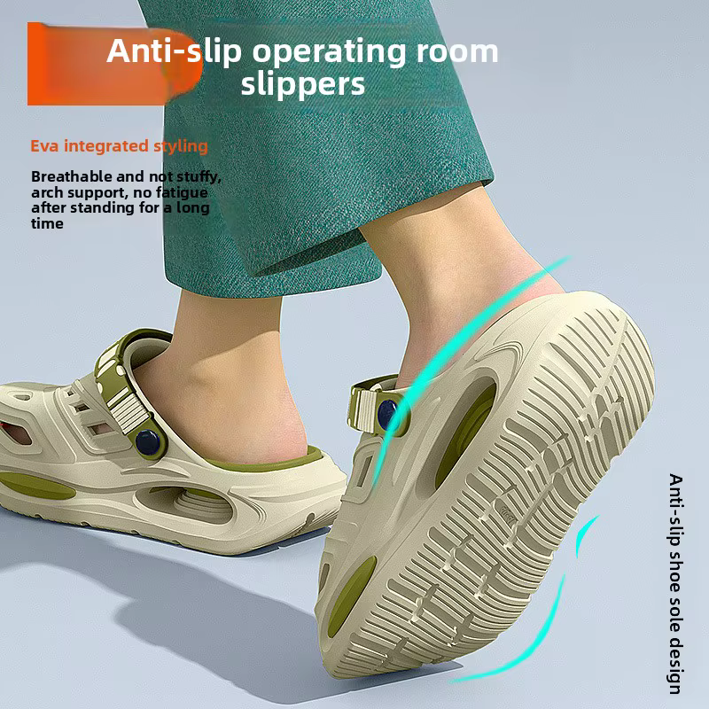 Chaussures d'été unisexes à semelles épaisses et perforées