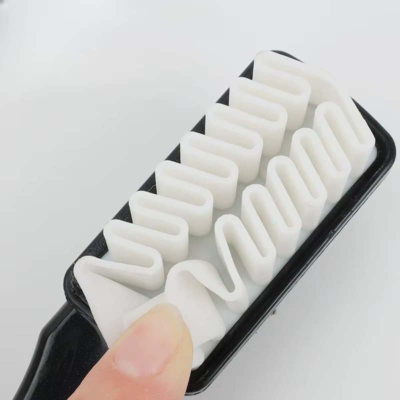 1 brosse de nettoyage pour chaussures en daim et cuir avec gomme