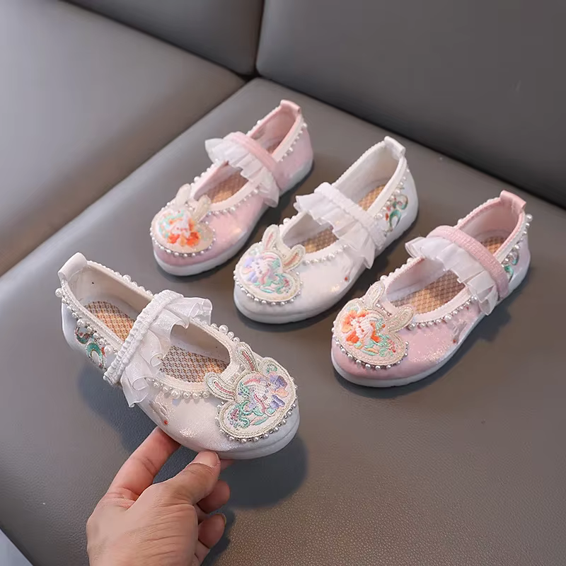 Chaussures Hanfu pour enfants printemps automne nouvelles filles mode princesse
