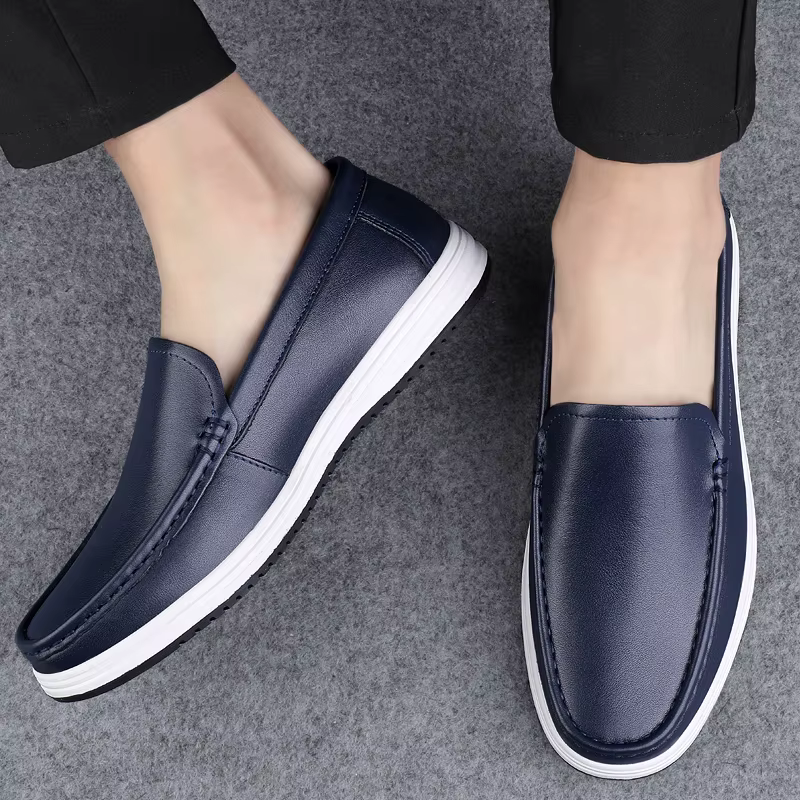 Chaussures en cuir véritable de haute qualité semelles de Massage bureau déplacements
