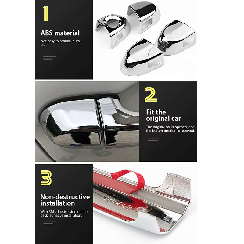 Couvercle de poignée de porte de voiture pour Renault Austral Espace 2022 ~ 2024, garniture anti-poussière, protection extérieure contre les rayures, accessoires de décoration de voiture