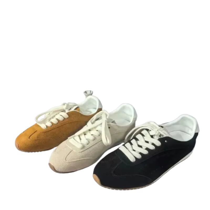 Chaussures de sport rétro de haute qualité à semelle plate