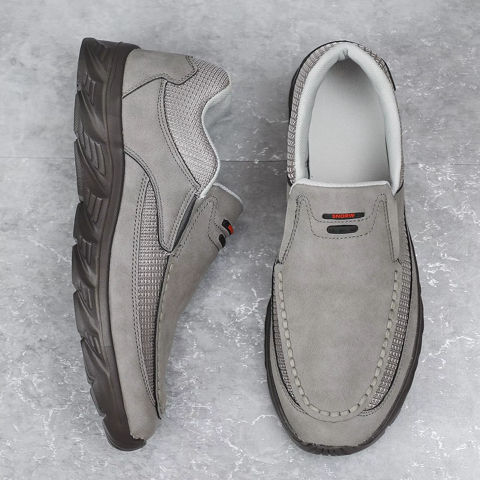 Hommes mocassins sans lacet chaussures décontractées
