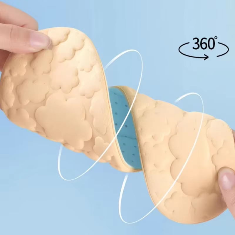 Semelles intérieures en mousse à mémoire de forme pour chaussures