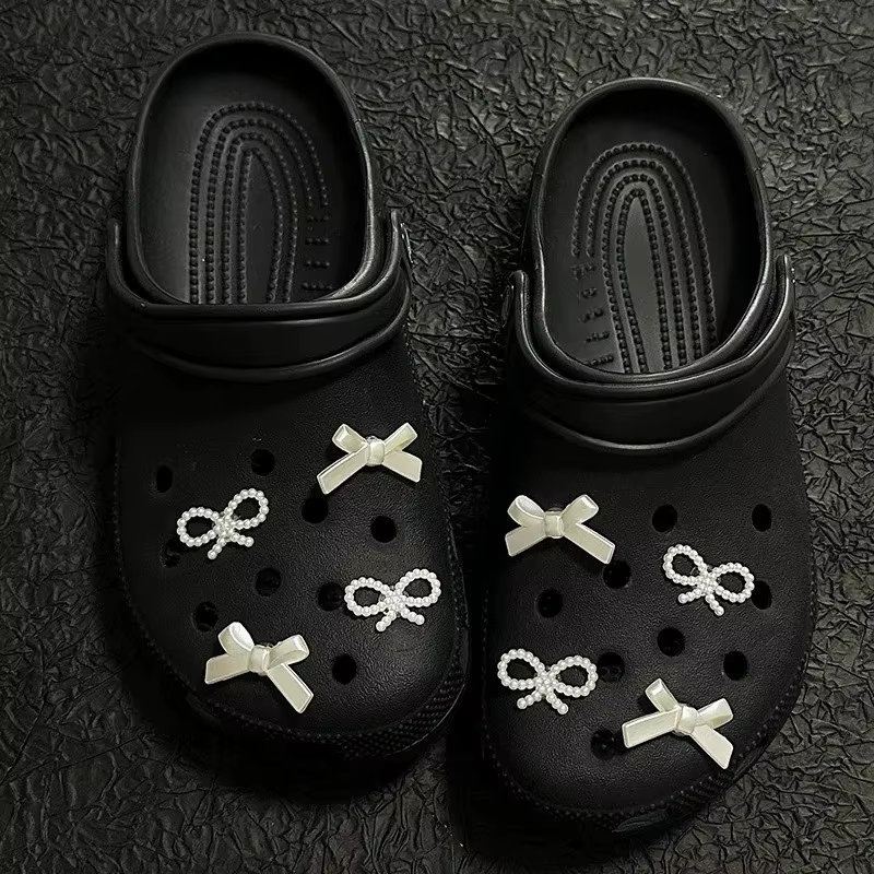 Offre Spéciale : Breloques de Chaussures DIY Élégantes en Forme de Nœud pour Sabots