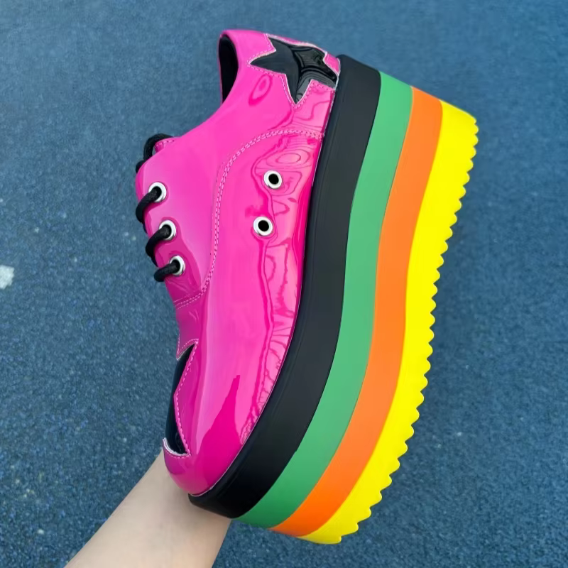 Star Rainbow Baskets décontractées pour femme