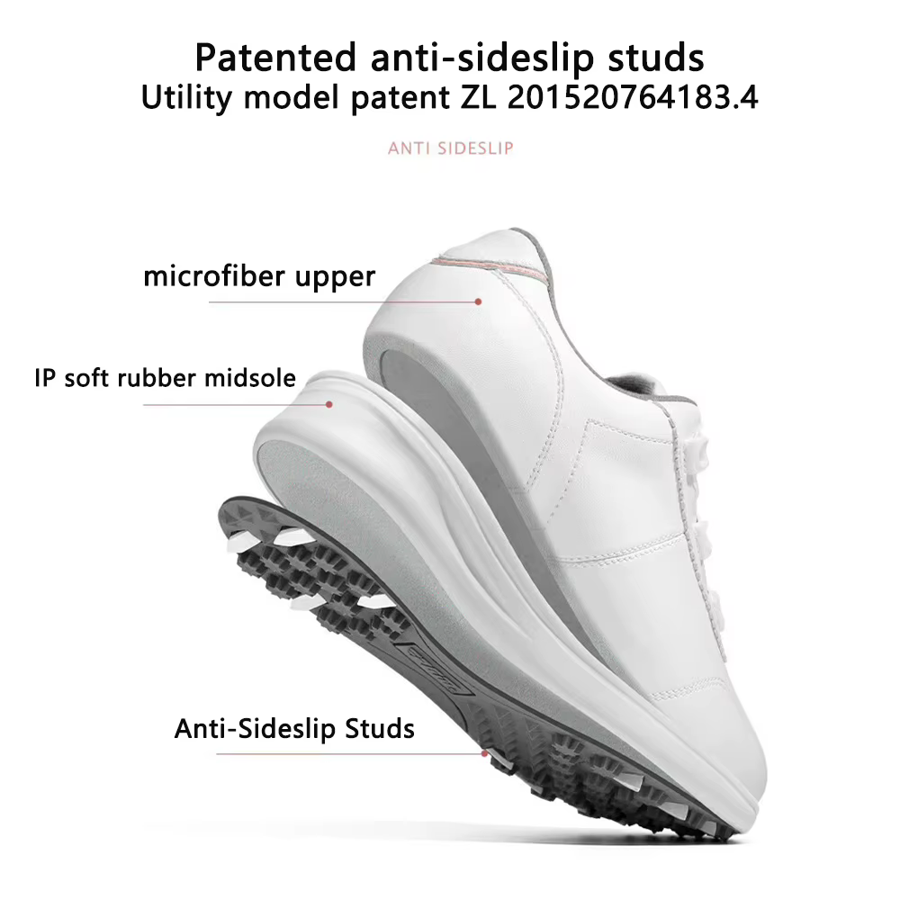 PGM XZ340 baskets de Golf pour femmes imperméable anti-dérapant microfibre laçage rapide ultraléger confortable chaussure d'amortissement à rebond élevé