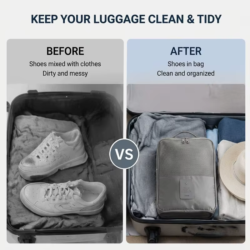 Sac de voyage imperméable pour chaussures