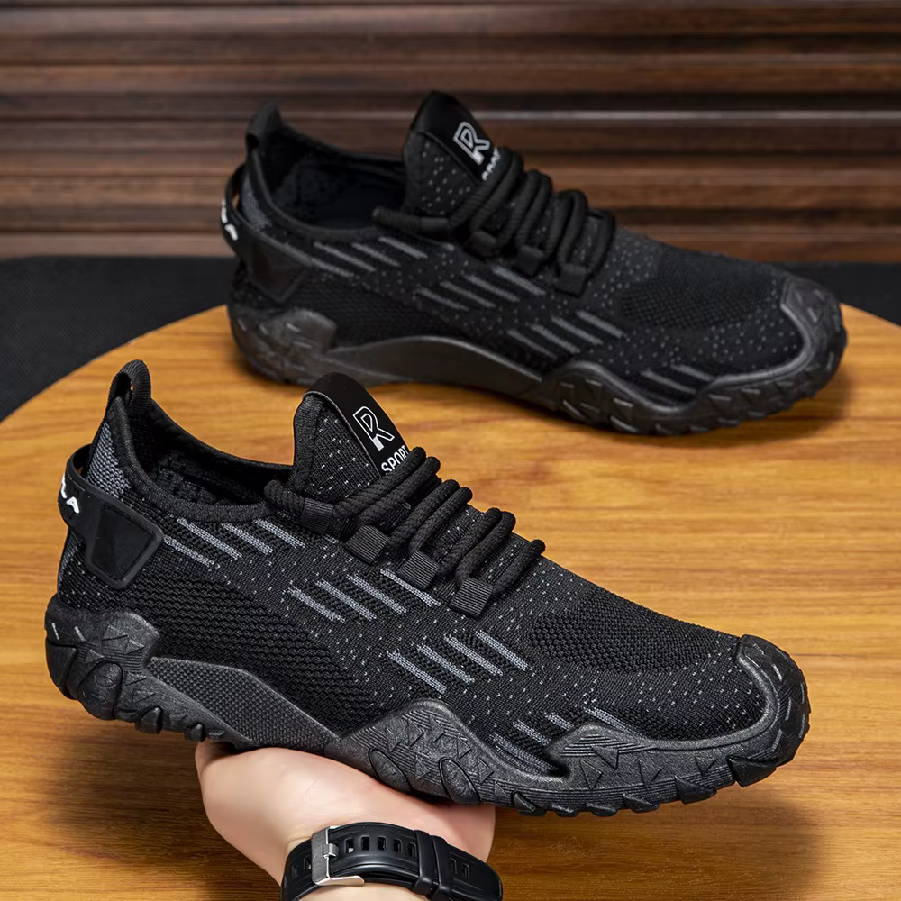 Nouvelles Chaussures Homme 2026 Respirantes Antidérapantes Évidées pour Course en Extérieur Baskets Sportives Décontractées Tendance