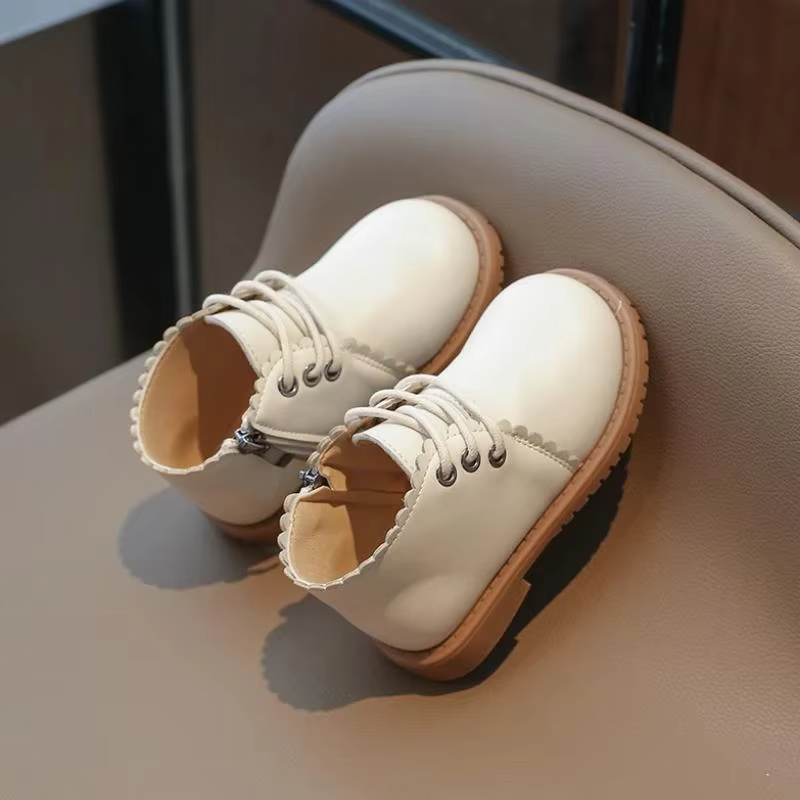 Jogerli printemps automne nouveau bébé bottes courtes chaussures pour enfants fille enfant en bas âge