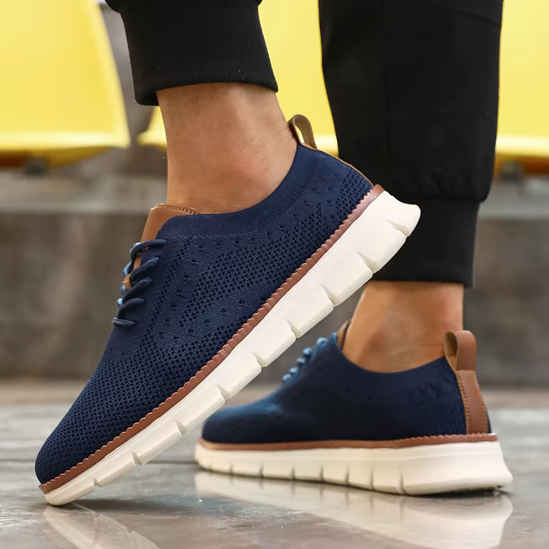 Chaussures tricotées décontractées ultra-légères pour hommes