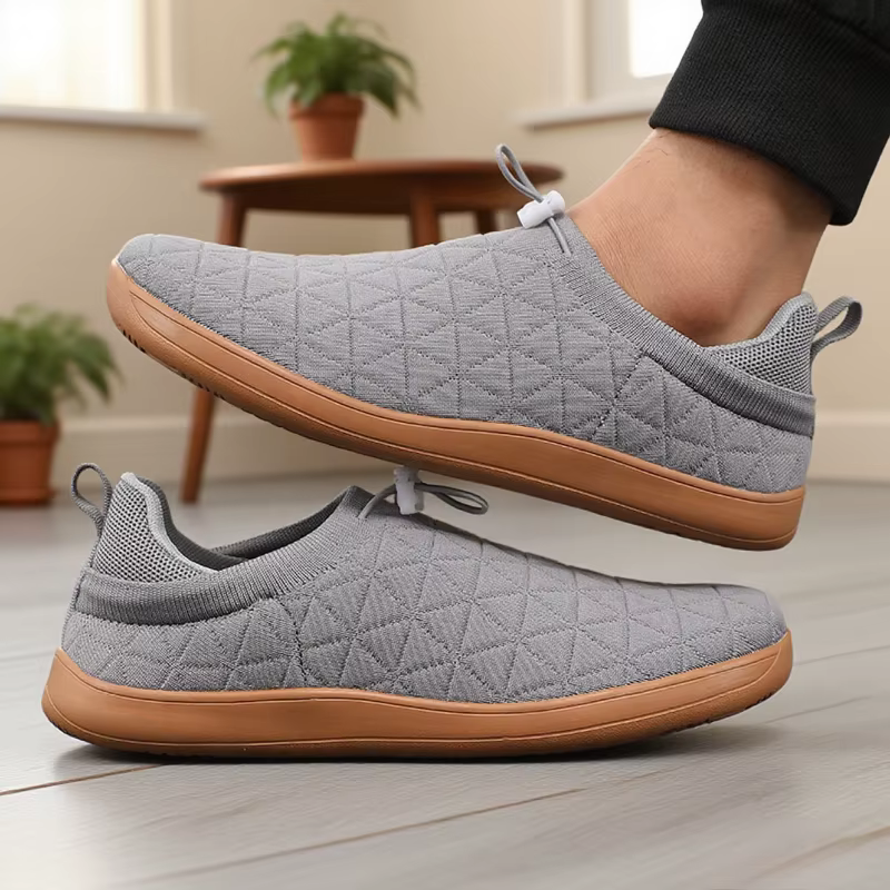 Nouveaux hommes pieds nus chaussures large orteil boîte minimaliste anti-dérapant