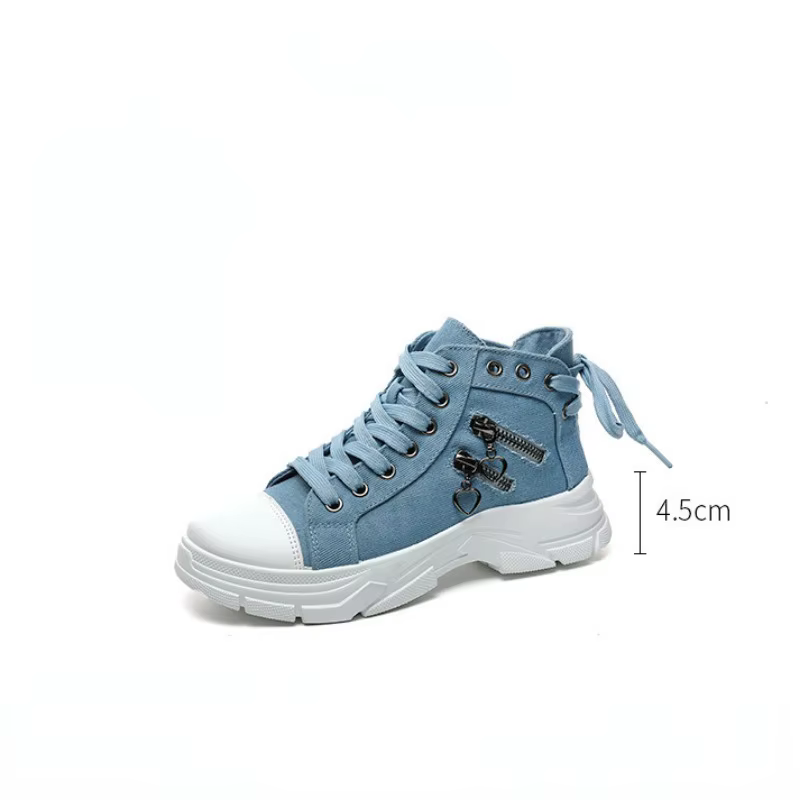 Nouvelle toile haut de gamme femmes chaussures 2025 printemps respirant Denim baskets