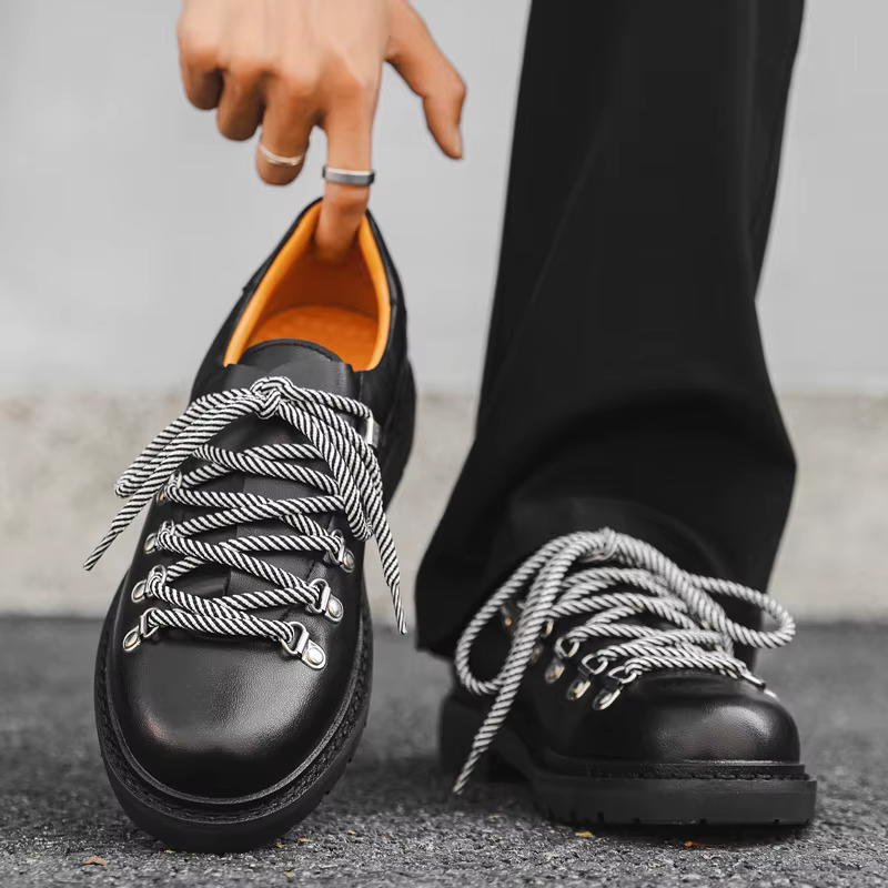 Chaussures en cuir décontractées pour hommes