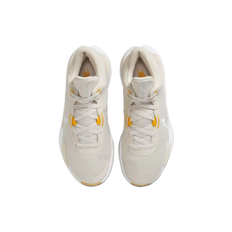Nike Renew Elevate 3 Chaussures de basket mi-hautes à lacets et bout rond unisexe Beige-DD9304-009