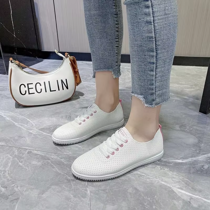 Chaussures vulcanisées pour femmes, respirantes, confortables, chaussures de sport de plein air, de course, d'été, à la mode, semelle épaisse