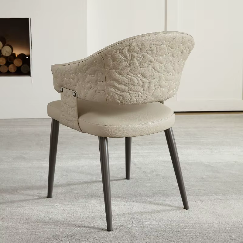 Chaises de salon de style bureau, chaises italiennes confortables pour salon, meubles de luxe modernes pour la maison