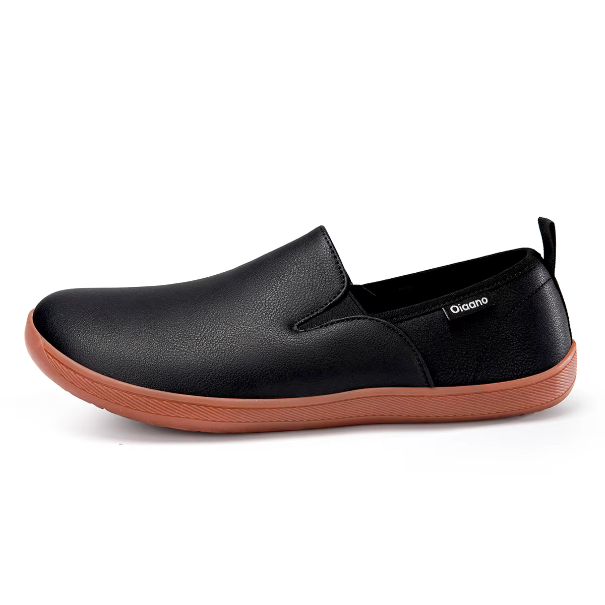 Oiaano bout large hommes chaussures minimalistes baskets confortables en cuir