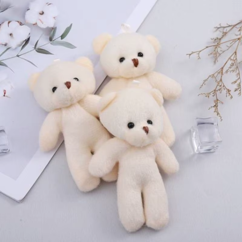 (BF06) 10/12 Pièces Mini Ours en Peluche Mignons de Dessin Animé, Poupées Jouets, Accessoires DIY pour Cadeaux d'Anniversaire, de Mariage, de Fête et Cadeaux pour Filles