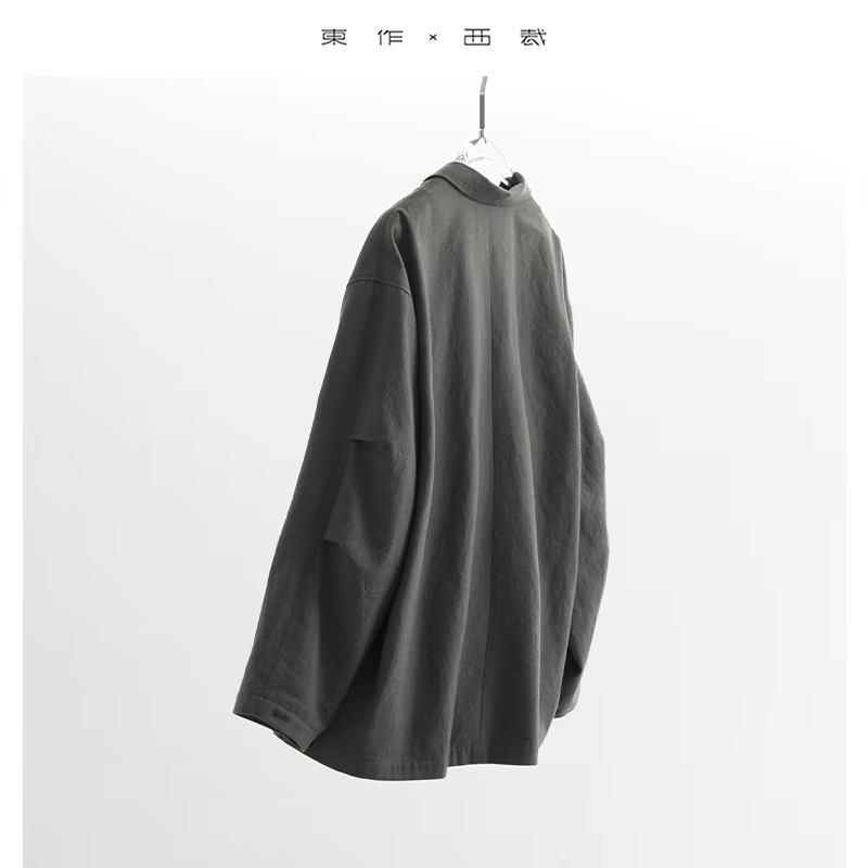 Blazer Oversize Femme 100% Coton Style Décontracté Ample et Confortable Nouvelle Collection Automne Hiver 2025