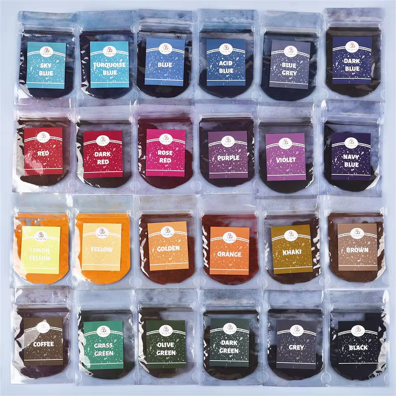 10g poudre colorant tissu colorants Textile teinture vêtement cravate