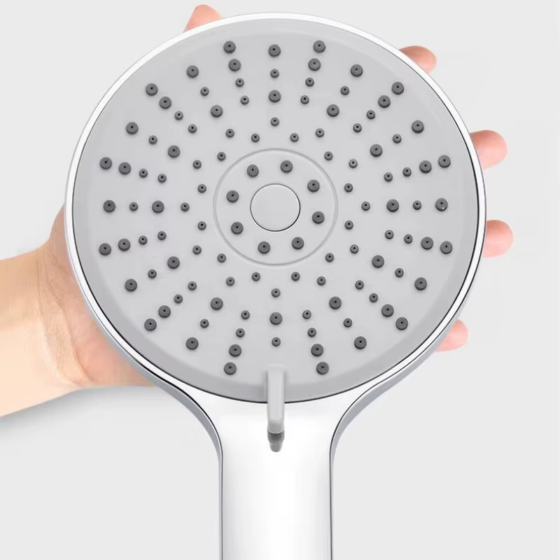 Pommeau de douche haute pression, salle de bain, 5 fonctions, économie d'eau, mural, ABS chromé, accessoire de pluie