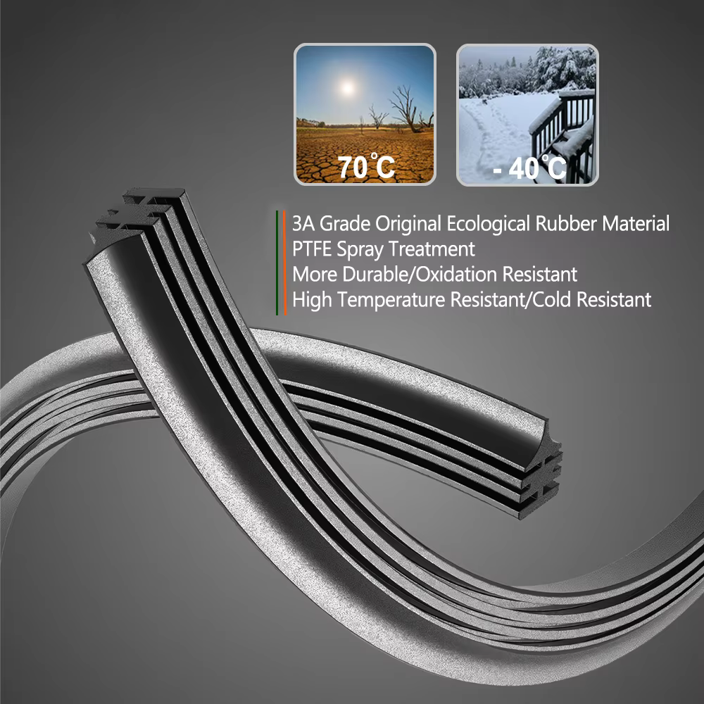 Jeu de balais d'essuie-glace avant et arrière silencieux, noir, pour Renault Austral HHN 2022-2025 Accessoires d'essuie-glace de pare-brise automatique