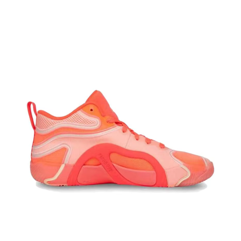 POIZON Jordan Tatum 3 Chaussures de basket-ball mi-hautes résistantes à la glisse et à l'abrasion pour hommes Rose FZ6601-600