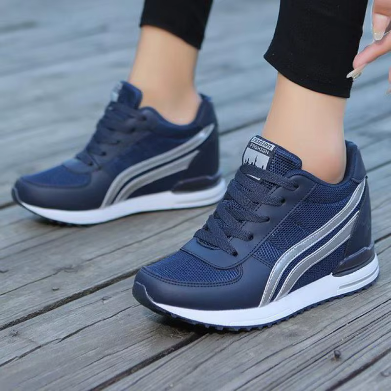 Chaussures à talons compensés respirantes pour femmes