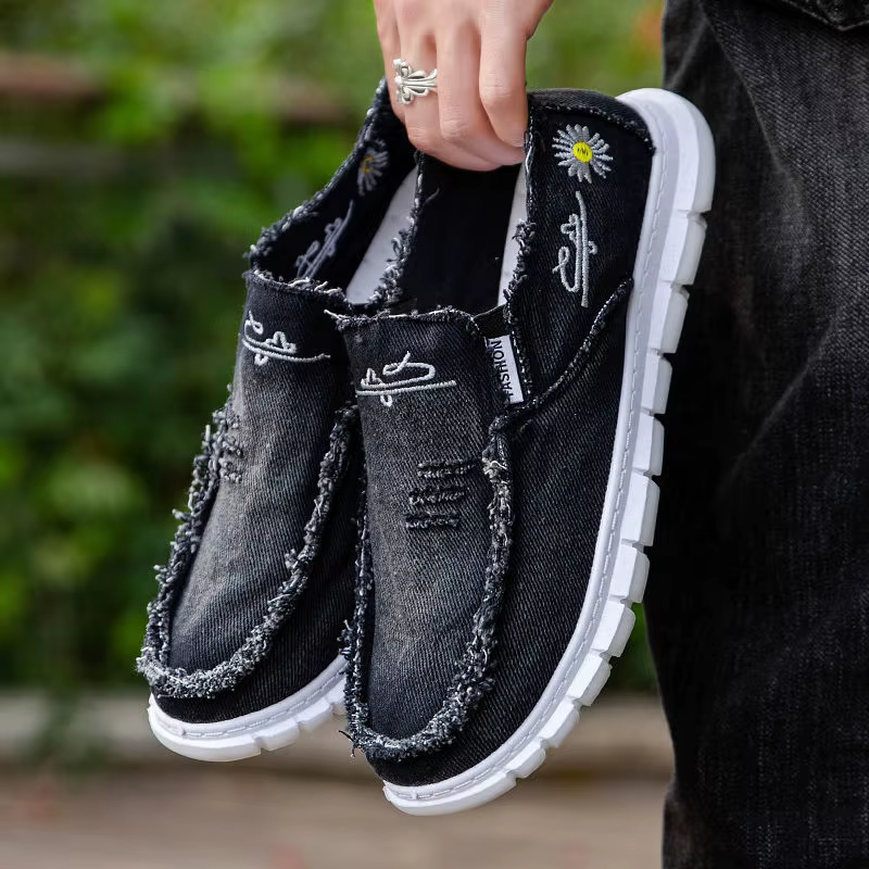 Chaussures en Toile Imprimée pour Homme