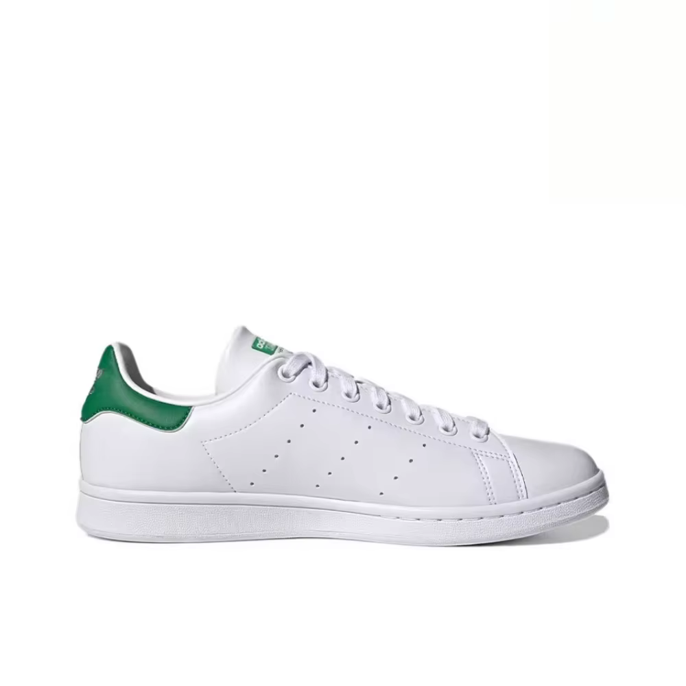 Adidas Originals STAN SMITH Chaussures de tennis basses unisexes à talon vert avec amorti antidérapant et durable FX5502