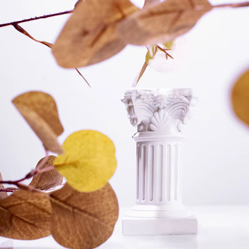 Colonnes Romaines Artificielles de Style Européen, Sculpture de 12.5cm pour Accessoires de Photographie, Décoration d'Arrière-plan de Séance Photo INS