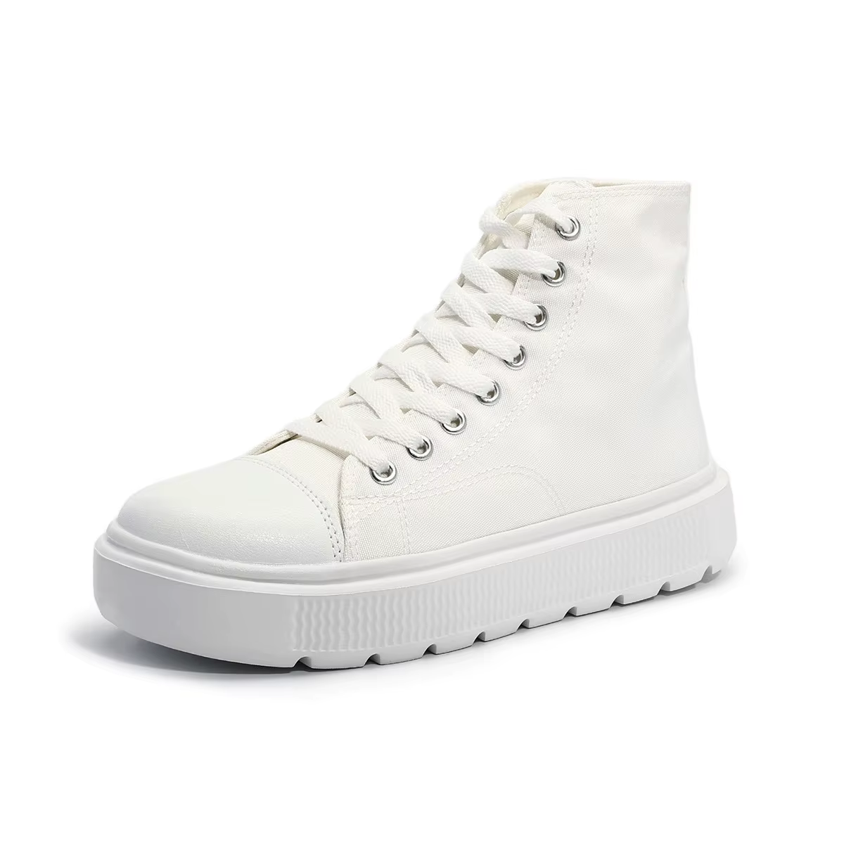 Femmes toile chaussures haut femme