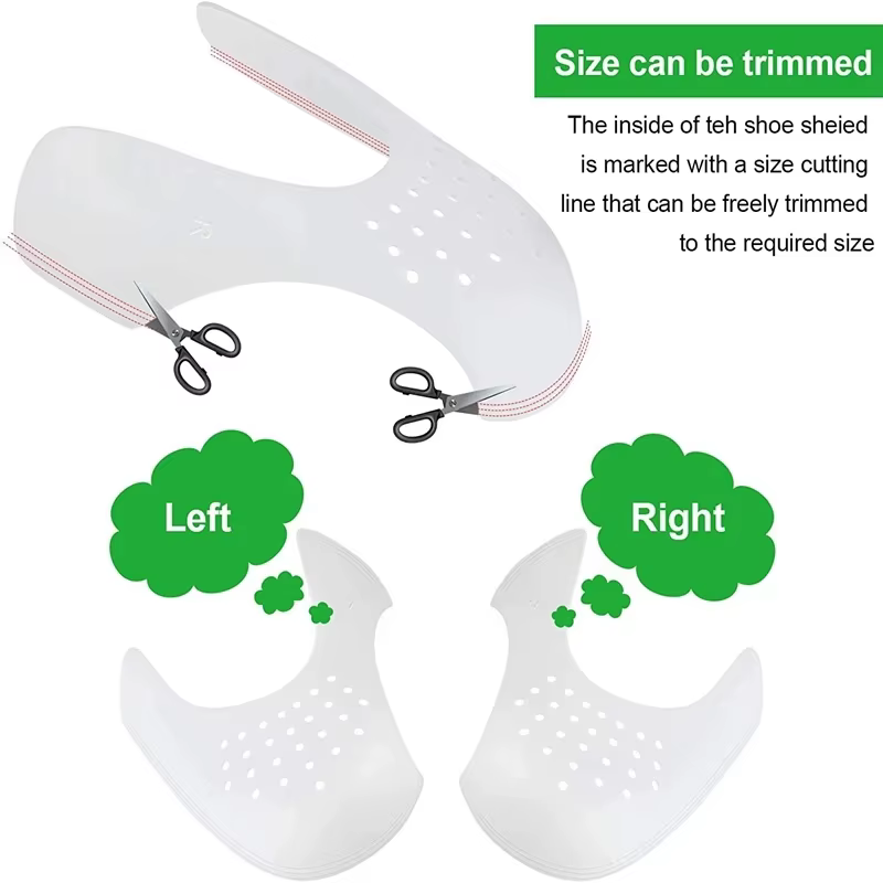 1 paire Sneaker bouclier baskets Anti pli froissé pli chaussures Support embout Sport balle