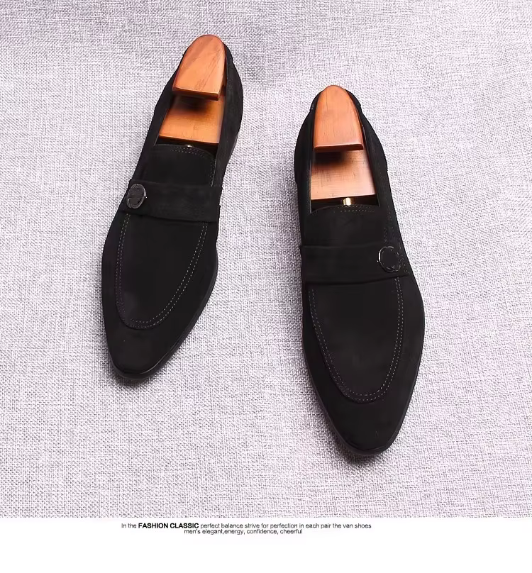 Chaussures en cuir d'affaires européennes pour hommes
