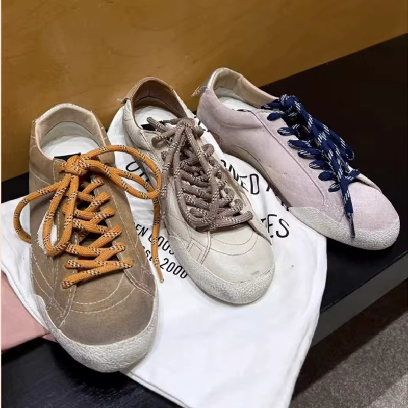 1 paire DE lacets DE corde ronde en sergé à fil DE points Sneaker chaussures DE Sport DE formation en cuir blanc