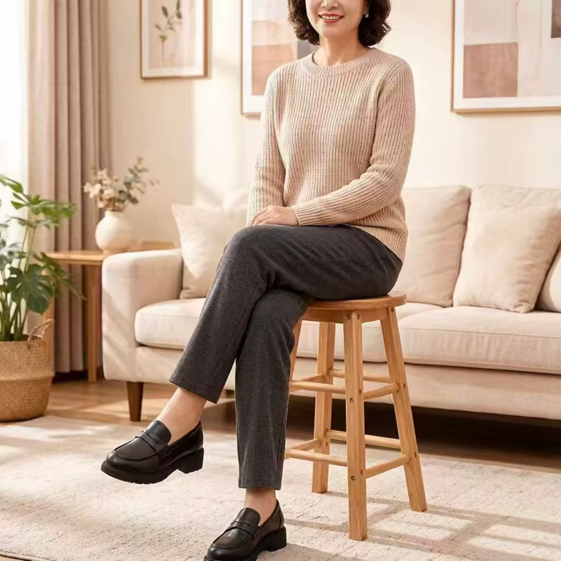 Mocassins à semelle souple pour femmes - Chaussures plates confortables à enfiler
