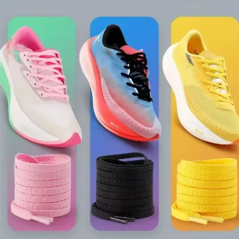 Lacets plats de 5 mm pour baskets