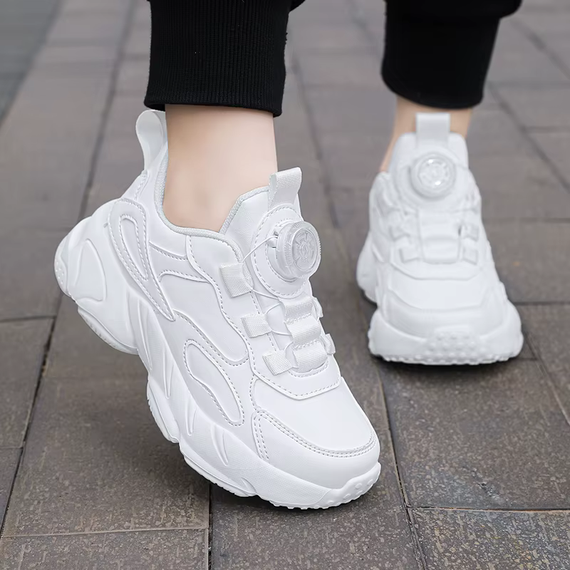 Baskets blanches pour filles