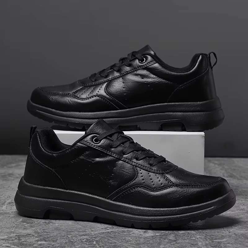 Baskets en cuir non ald pour hommes